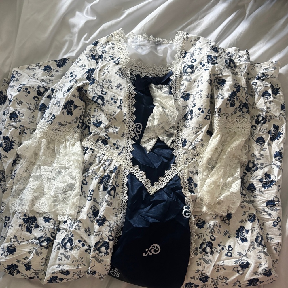 Floral Lace old fashioned Women's dress